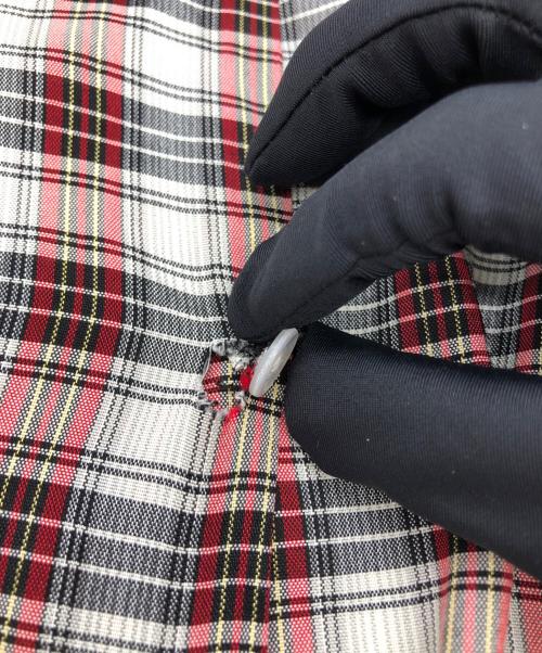 BRENT（ブレント）BRENT (ブレント) チェックシャツ レッド サイズ:M (15-15 1/2)の古着・服飾アイテム