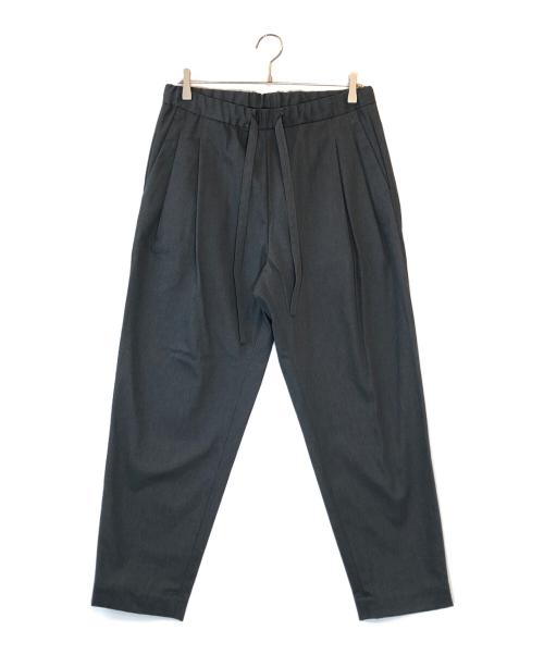 mu（ムー）MU (ムー) EASY TROUSERS CHARCOAL イージー トラウザース ワイド グレー サイズ:下記参照の古着・服飾アイテム