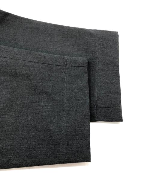 mu（ムー）MU (ムー) EASY TROUSERS CHARCOAL イージー トラウザース ワイド グレー サイズ:下記参照の古着・服飾アイテム