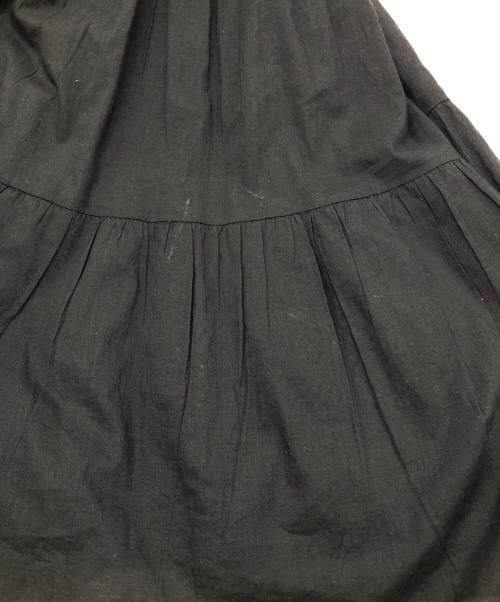MARIHA（マリハ）MARIHA (マリハ) ノースリーブティアードワンピース ブラック サイズ:36の古着・服飾アイテム