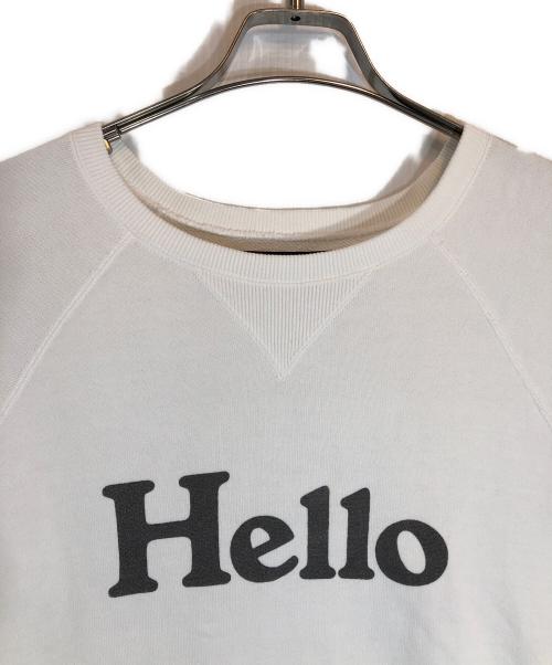 MADISON BLUE（マディソンブルー）MADISON BLUE (マディソンブルー) HELLO SWEAT L/S URAKE DYED ホワイト サイズ:01の古着・服飾アイテム