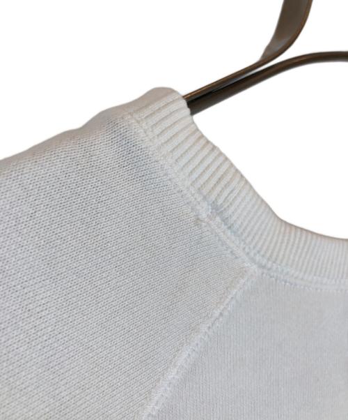 MADISON BLUE（マディソンブルー）MADISON BLUE (マディソンブルー) HELLO SWEAT L/S URAKE DYED ホワイト サイズ:01の古着・服飾アイテム