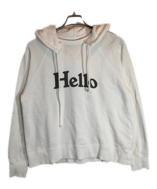 MADISON BLUE（マディソンブルー）MADISON BLUE (マディソンブルー) HELLO HOODIE ホワイト サイズ:01の古着・服飾アイテム