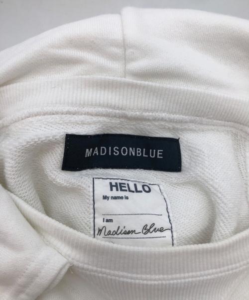 MADISON BLUE（マディソンブルー）MADISON BLUE (マディソンブルー) HELLO HOODIE ホワイト サイズ:01の古着・服飾アイテム