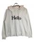 MADISON BLUE（マディソンブルー）の古着「HELLO HOODIE」｜ホワイト