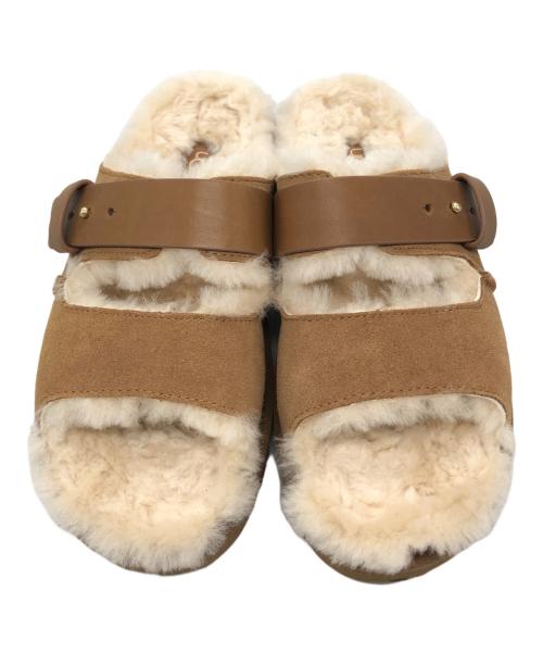 UGG（アグ）UGG (アグ) W GREENPORT STRAP SLIDE ベージュ サイズ:22㎝の古着・服飾アイテム