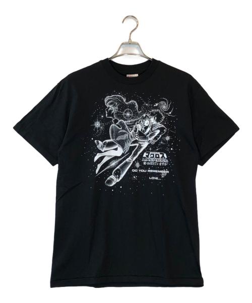 Hanes（ヘインズ）Hanes (ヘインズ) プリントTシャツ ブラック サイズ:LARGE/GRAND（42-44）の古着・服飾アイテム