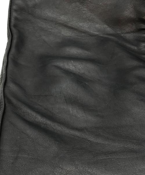 Schott（ショット）Schott (ショット) レザーパンツ ブラック サイズ:28の古着・服飾アイテム