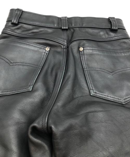 Schott（ショット）Schott (ショット) レザーパンツ ブラック サイズ:28の古着・服飾アイテム