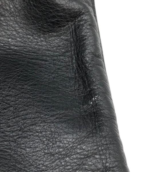 Schott（ショット）Schott (ショット) レザーパンツ ブラック サイズ:28の古着・服飾アイテム
