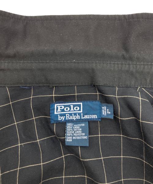 POLO RALPH LAUREN（ポロ・ラルフローレン）POLO RALPH LAUREN (ポロ・ラルフローレン) スイングトップ ブラック サイズ:Lの古着・服飾アイテム