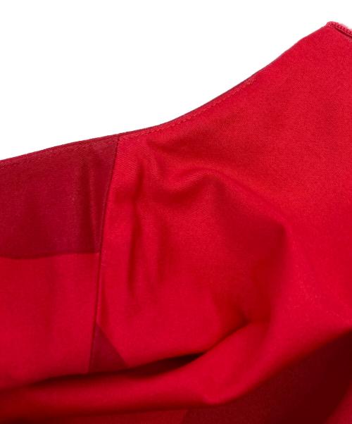 marimekko（マリメッコ）marimekko (マリメッコ) SILUETTI TUMMA ワンピース レッド サイズ:36の古着・服飾アイテム
