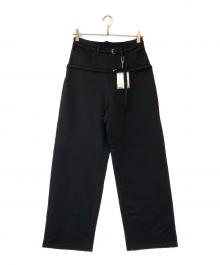 THE TOE（ザ・トゥー）の古着「Greenwich belt sweat pants」｜ブラック
