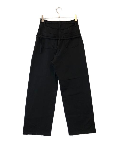 THE TOE（ザ・トゥー）THE TOE (ザ・トゥー) Greenwich belt sweat pants ブラック サイズ:S 未使用品の古着・服飾アイテム
