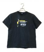 stussyステューシー）の古着「プリントTシャツ」｜ブラック