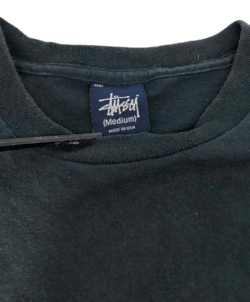 stussy（ステューシー）stussy (ステューシー) プリントTシャツ ブラック サイズ:Mediumの古着・服飾アイテム