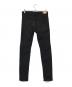Hysteric Glamour (ヒステリックグラマー) スタッズダメージ加工デニムパンツ ブラック サイズ:W29×L32：10000円