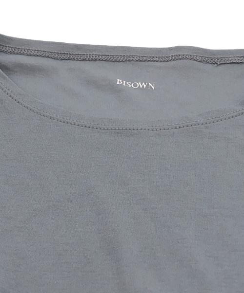 BISOWN（ビソウン）BISOWN (ビソウン) PIMA MOKLODI BASQUE TEE ブルー サイズ:3 未使用品の古着・服飾アイテム
