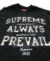 中古・古着 SUPREME (シュプリーム) Always Prevail S/S Top ブラック サイズ:XL：7000円
