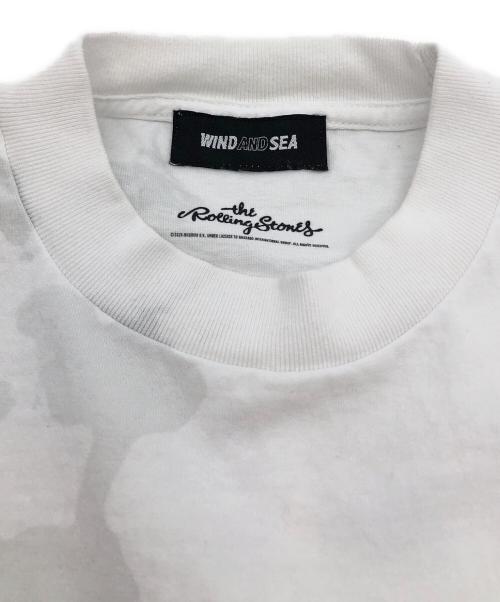 WIND AND SEA（ウィンダンシー）WIND AND SEA (ウィンダンシー) THE ROLLING STONES (ザ ローリングストーンズ) プリントTシャツ ホワイト サイズ:XLの古着・服飾アイテム
