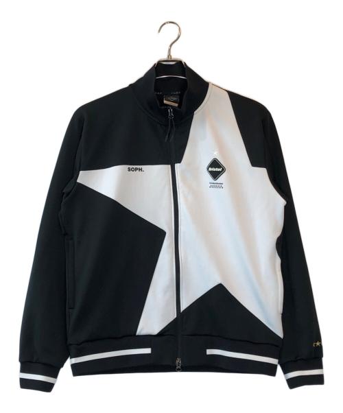 F.C.R.B.（エフシーレアルブリストル）F.C.R.B. (エフシーレアルブリストル) BIG STAR JERSEY BLOUSON ブラック サイズ:Lの古着・服飾アイテム