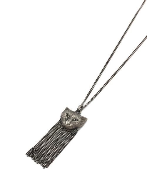 GUCCI（グッチ）GUCCI (グッチ) キャットネックレス シルバー サイズ:下記参照の古着・服飾アイテム