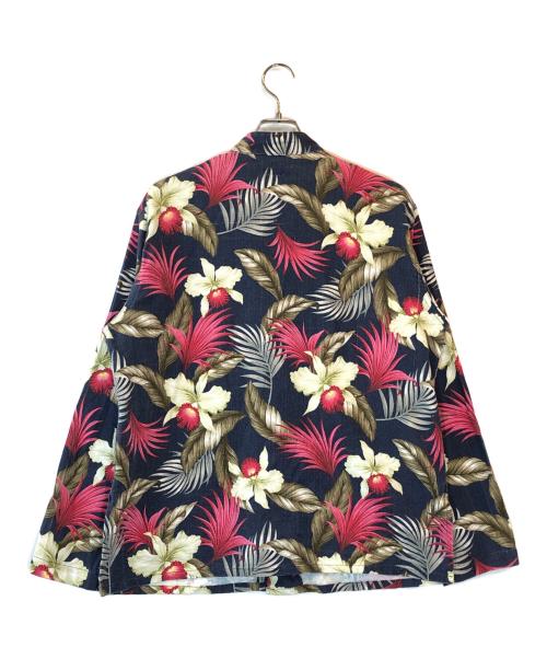 Engineered Garments（エンジニアド ガーメンツ）Engineered Garments (エンジニアド ガーメンツ) HAWAIIAN FLORAL JAVA CLOTH ネイビー サイズ:ｓの古着・服飾アイテム