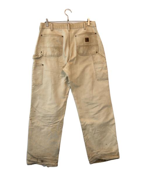 CarHartt（カーハート）CarHartt (カーハート) ダブルニーペインターパンツ ベージュ サイズ:34×32の古着・服飾アイテム