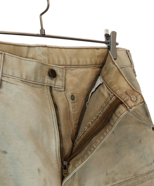 CarHartt（カーハート）CarHartt (カーハート) ダブルニーペインターパンツ ベージュ サイズ:34×32の古着・服飾アイテム