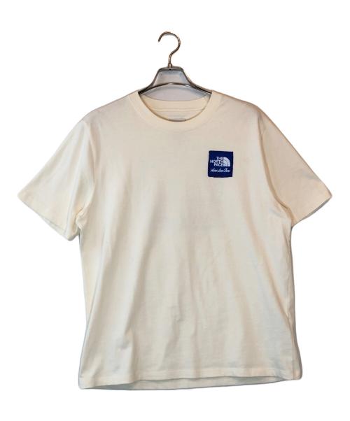 THE NORTH FACE（ザ ノース フェイス）THE NORTH FACE (ザ ノース フェイス) Aime Leon Dore (エメ レオン ドレ) Logo S／S Tee アイボリー サイズ:US Mの古着・服飾アイテム