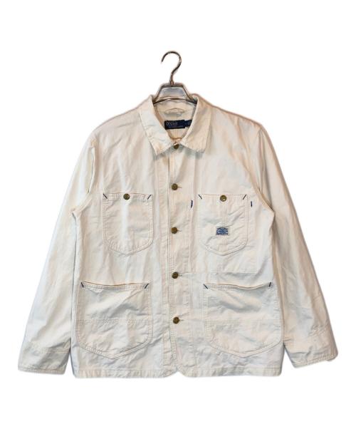 POLO RALPH LAUREN（ポロ・ラルフローレン）POLO RALPH LAUREN (ポロ・ラルフローレン) カバーオール ホワイト サイズ:Mの古着・服飾アイテム