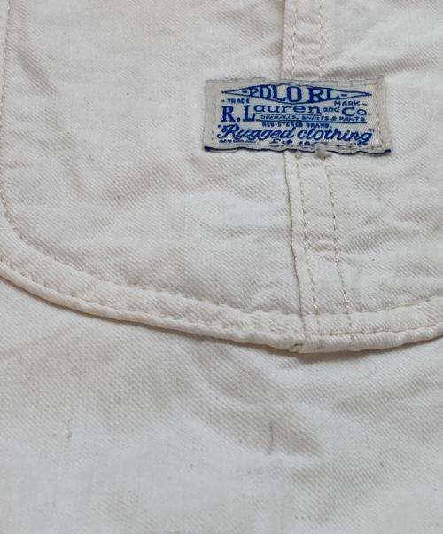 POLO RALPH LAUREN（ポロ・ラルフローレン）POLO RALPH LAUREN (ポロ・ラルフローレン) カバーオール ホワイト サイズ:Mの古着・服飾アイテム