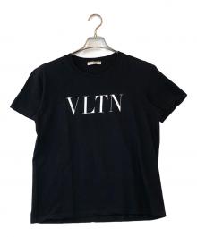 VALENTINO（ヴァレンティノ）の古着「ロゴプリントTシャツ」｜ブラック