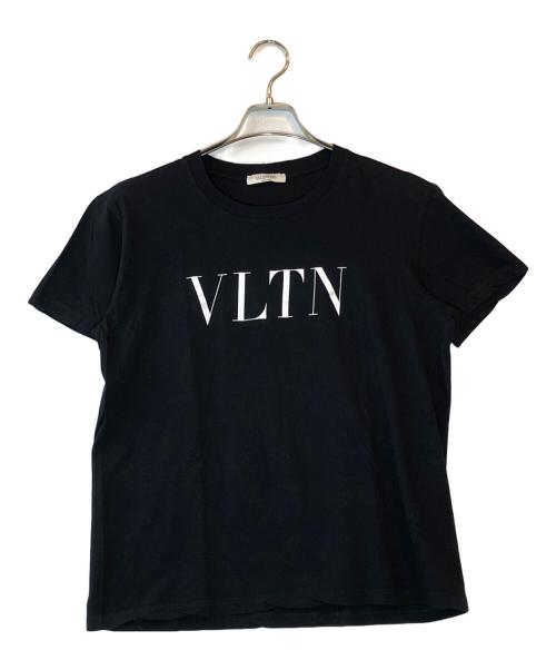VALENTINO（ヴァレンティノ）VALENTINO (ヴァレンティノ) ロゴプリントTシャツ ブラック サイズ:Sの古着・服飾アイテム