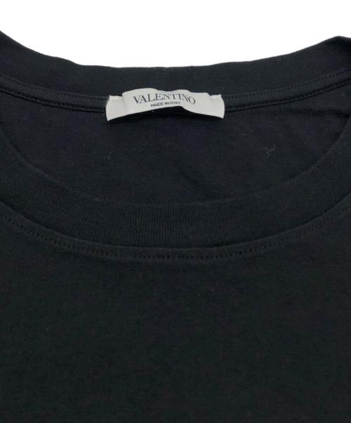 VALENTINO（ヴァレンティノ）VALENTINO (ヴァレンティノ) ロゴプリントTシャツ ブラック サイズ:Sの古着・服飾アイテム