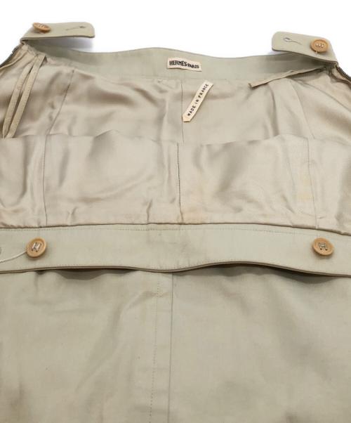 HERMES（エルメス）HERMES (エルメス) コットンスカート ベージュ サイズ:34の古着・服飾アイテム