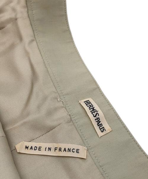 HERMES（エルメス）HERMES (エルメス) コットンスカート ベージュ サイズ:34の古着・服飾アイテム