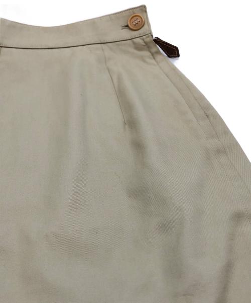 HERMES（エルメス）HERMES (エルメス) コットンスカート ベージュ サイズ:34の古着・服飾アイテム