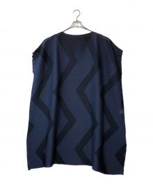 me ISSEY MIYAKE（ミーイッセイ ミヤケ）の古着「プリーツワンピース」｜ネイビー