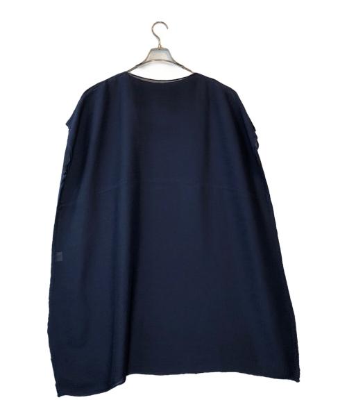 me ISSEY MIYAKE（ミーイッセイ ミヤケ）me ISSEY MIYAKE (ミーイッセイ ミヤケ) プリーツワンピース ネイビー サイズ:下記参照の古着・服飾アイテム