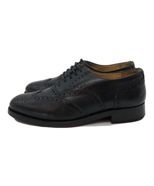 POLO RALPH LAUREN（ポロ・ラルフローレン）POLO RALPH LAUREN (ポロ・ラルフローレン) ウィングチップシューズ ブラック サイズ:6 1/2Eの古着・服飾アイテム