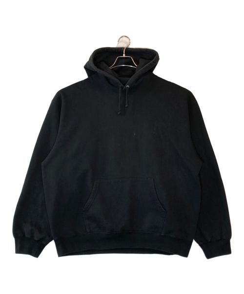 SUPREME（シュプリーム）SUPREME (シュプリーム) SATIN APPLIQUE HOODED SWEATSHIRT ブラック サイズ:XLargeの古着・服飾アイテム