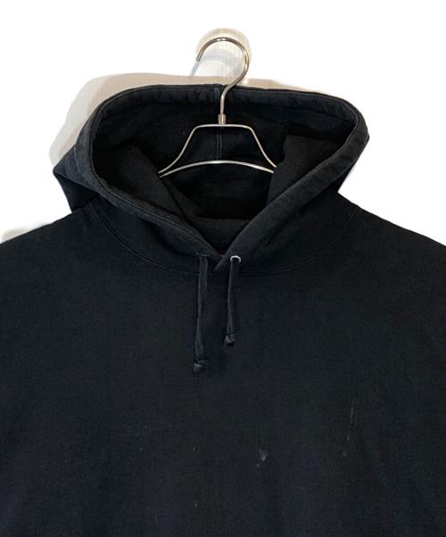 SUPREME（シュプリーム）SUPREME (シュプリーム) SATIN APPLIQUE HOODED SWEATSHIRT ブラック サイズ:XLargeの古着・服飾アイテム