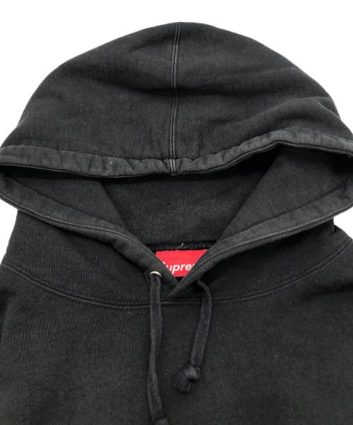 SUPREME（シュプリーム）SUPREME (シュプリーム) SATIN APPLIQUE HOODED SWEATSHIRT ブラック サイズ:XLargeの古着・服飾アイテム