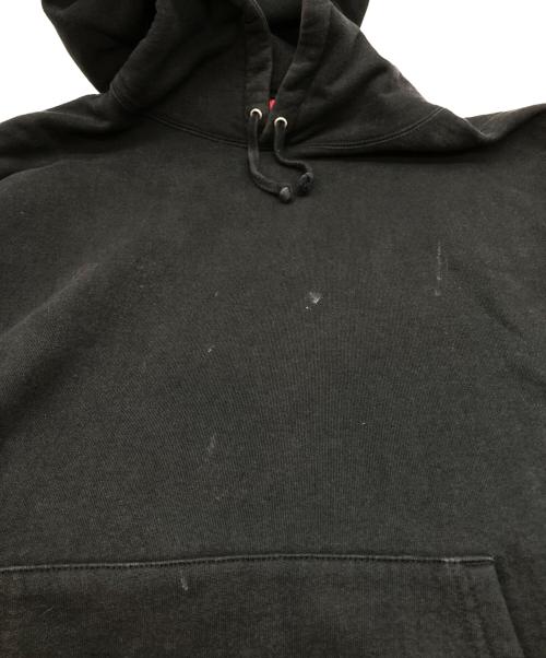 SUPREME（シュプリーム）SUPREME (シュプリーム) SATIN APPLIQUE HOODED SWEATSHIRT ブラック サイズ:XLargeの古着・服飾アイテム