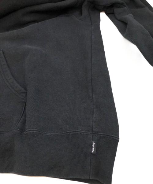 SUPREME（シュプリーム）SUPREME (シュプリーム) SATIN APPLIQUE HOODED SWEATSHIRT ブラック サイズ:XLargeの古着・服飾アイテム