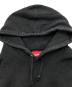 中古・古着 SUPREME (シュプリーム) SATIN APPLIQUE HOODED SWEATSHIRT ブラック サイズ:XLarge：17000円