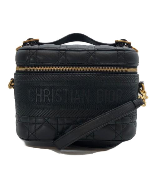 Christian Dior（クリスチャン ディオール）Christian Dior (クリスチャン ディオール) トラベル スモール バニティバッグ ブラックの古着・服飾アイテム