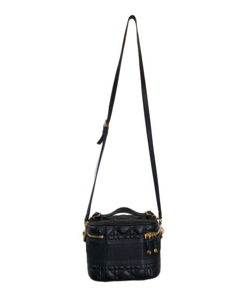 Christian Dior（クリスチャン ディオール）Christian Dior (クリスチャン ディオール) トラベル スモール バニティバッグ ブラックの古着・服飾アイテム