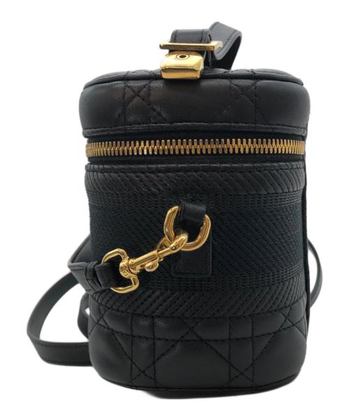 Christian Dior（クリスチャン ディオール）Christian Dior (クリスチャン ディオール) トラベル スモール バニティバッグ ブラックの古着・服飾アイテム
